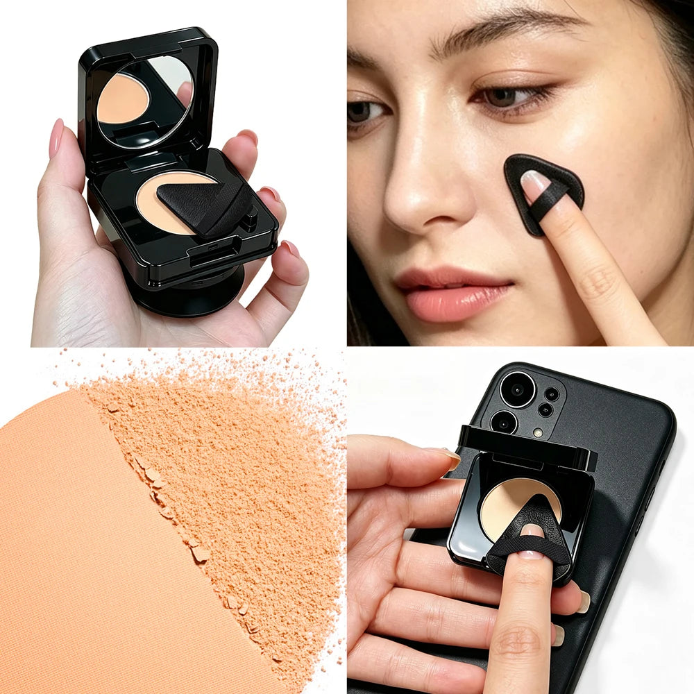 Mini Travel Setting Powder – Oil Control Pressed Powder Compact Setting Powder Compact Qst