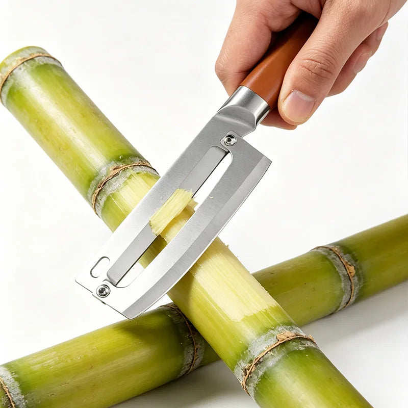 Stainless Steel Multifunctional Peeler – Sugarcane, Pineapple & Veg Vegetable Peeler Qst