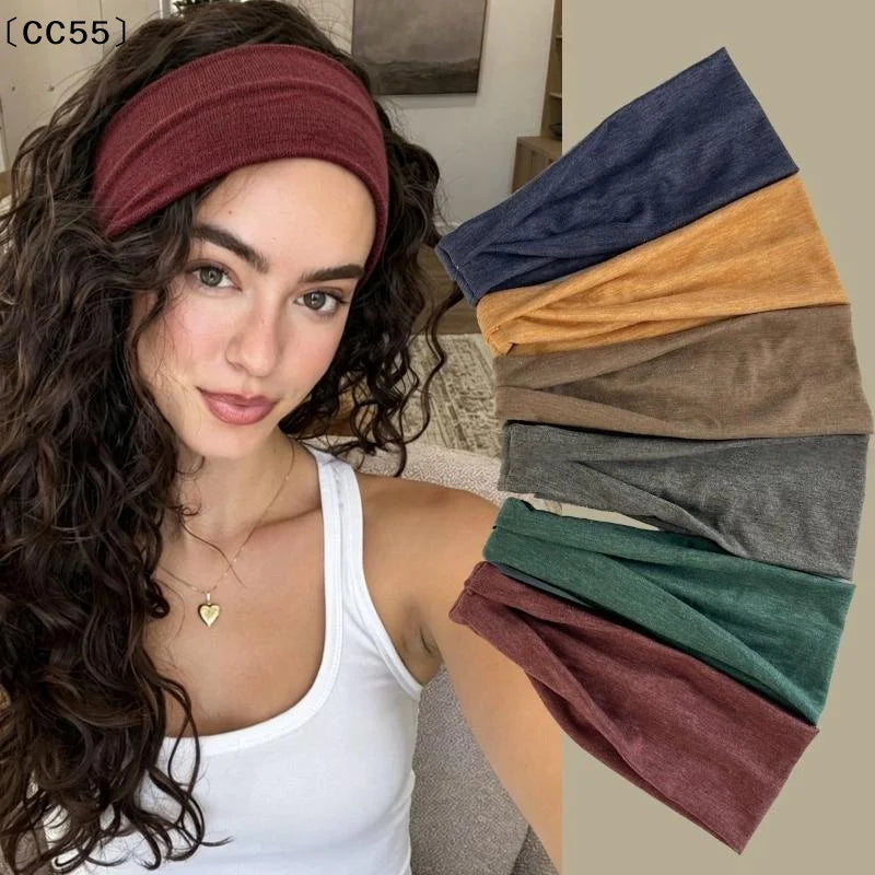 Minimalist Elastic Hairband for Sports, Yoga & Daily Wear Elastic Hair Band Qst