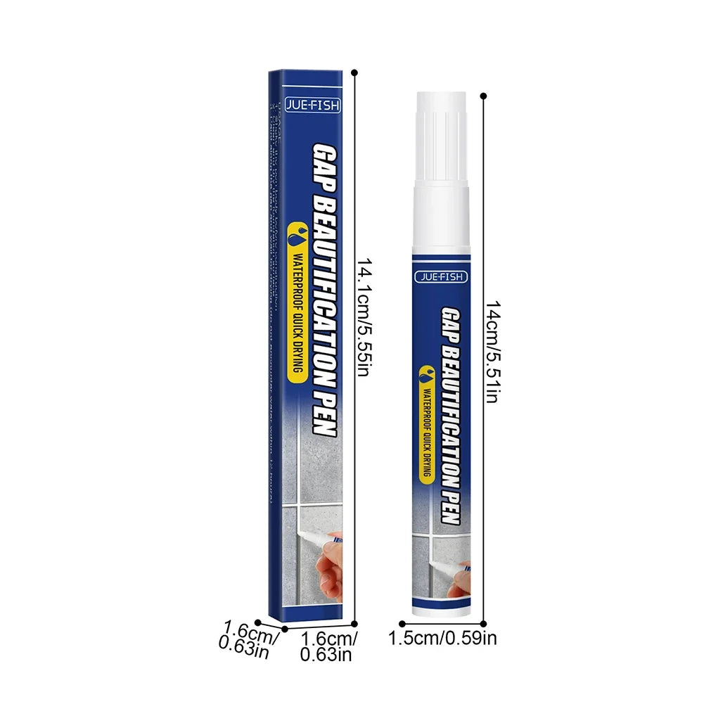Tile Grout Repair Pen – Waterproof Mould-Proof Filling Agent Grout Repair Pen Qme