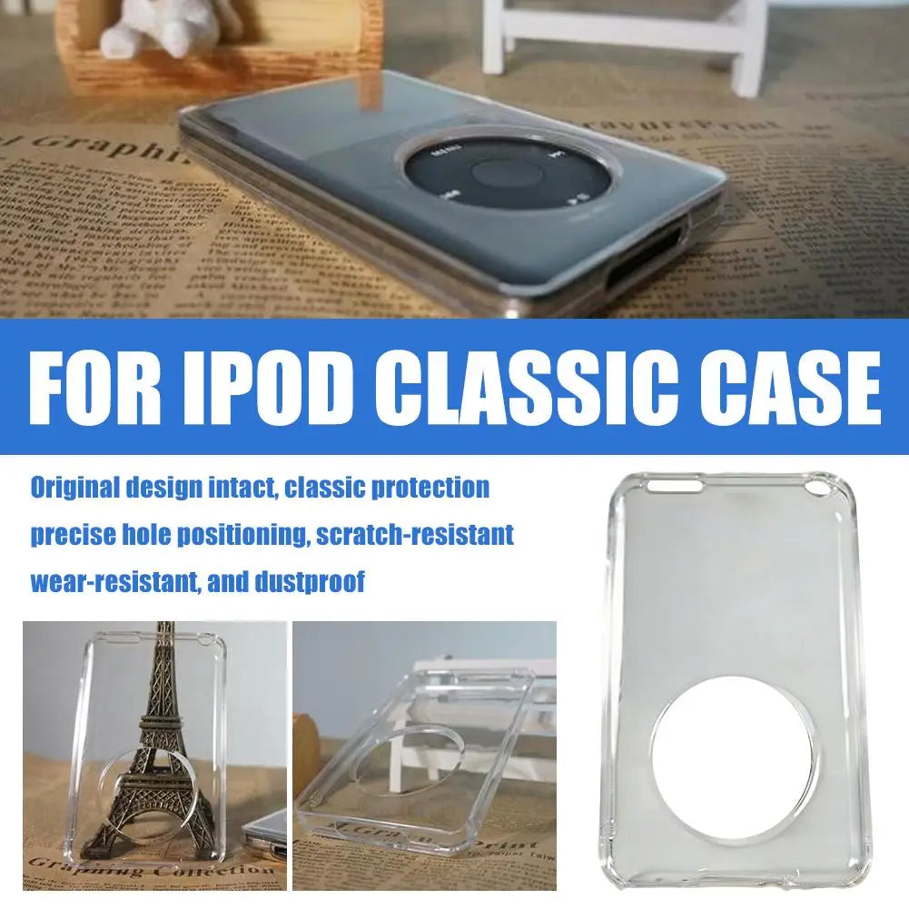 Clear Crystal Hard Case Cover for Apple iPod Classic | Qme iPod Protective Case Qme