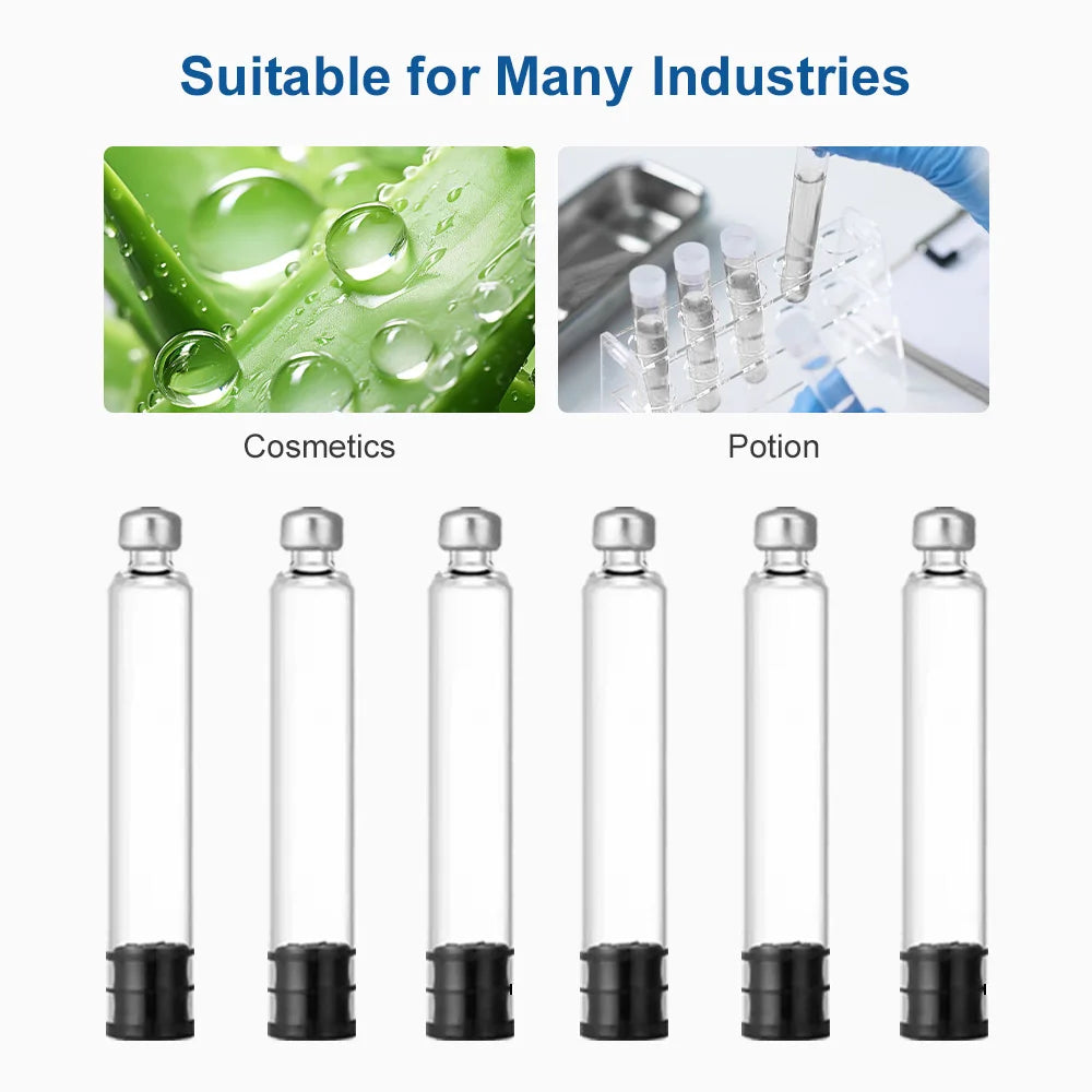 3ml Glass Pen Cartridges 10–100 Pack | V1 & V2 Compatible Glass Pen Cartridges Qst