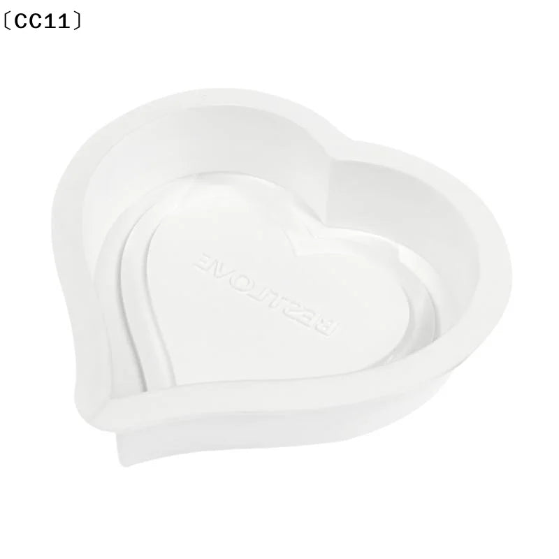 Heart Rose Silicone Cake Mold – Valentine's Mousse Baking Silicone Cake Mold Qme
