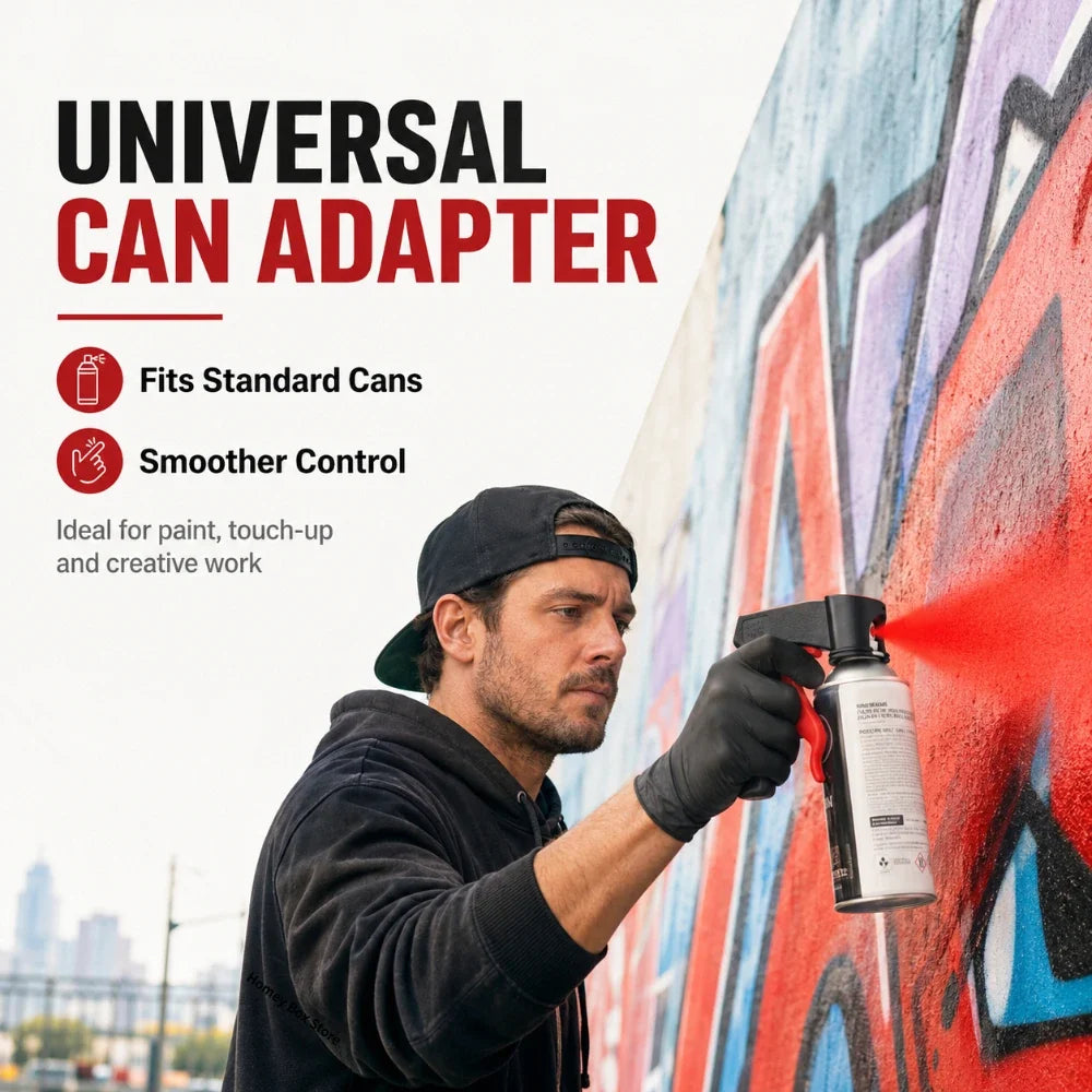 Reusable Aerosol Trigger Handle – DIY Spray Can Converter Aerosol Spray Accessory Qme