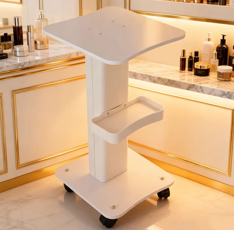 Maelsrom Beauty Cart Mobile Trolley – Salon Spa Nail Storage Salon Storage Cart Qst