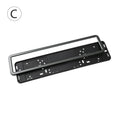 Universal Car License Plate Holder Frame – Secure Lock License Plate Frame Qst C