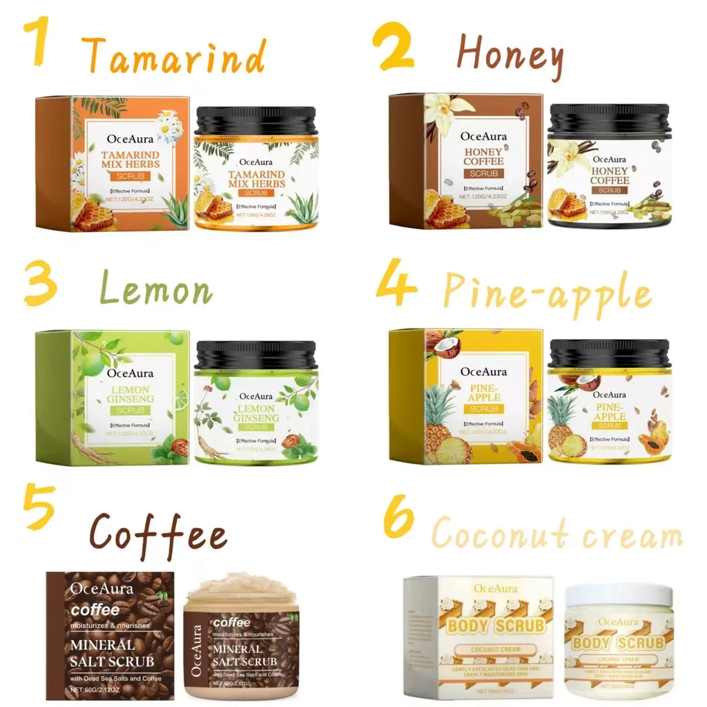 Qme Body Scrub Cream – Exfoliating & Brightening Bath Scrub Exfoliating Body Scrub Qme