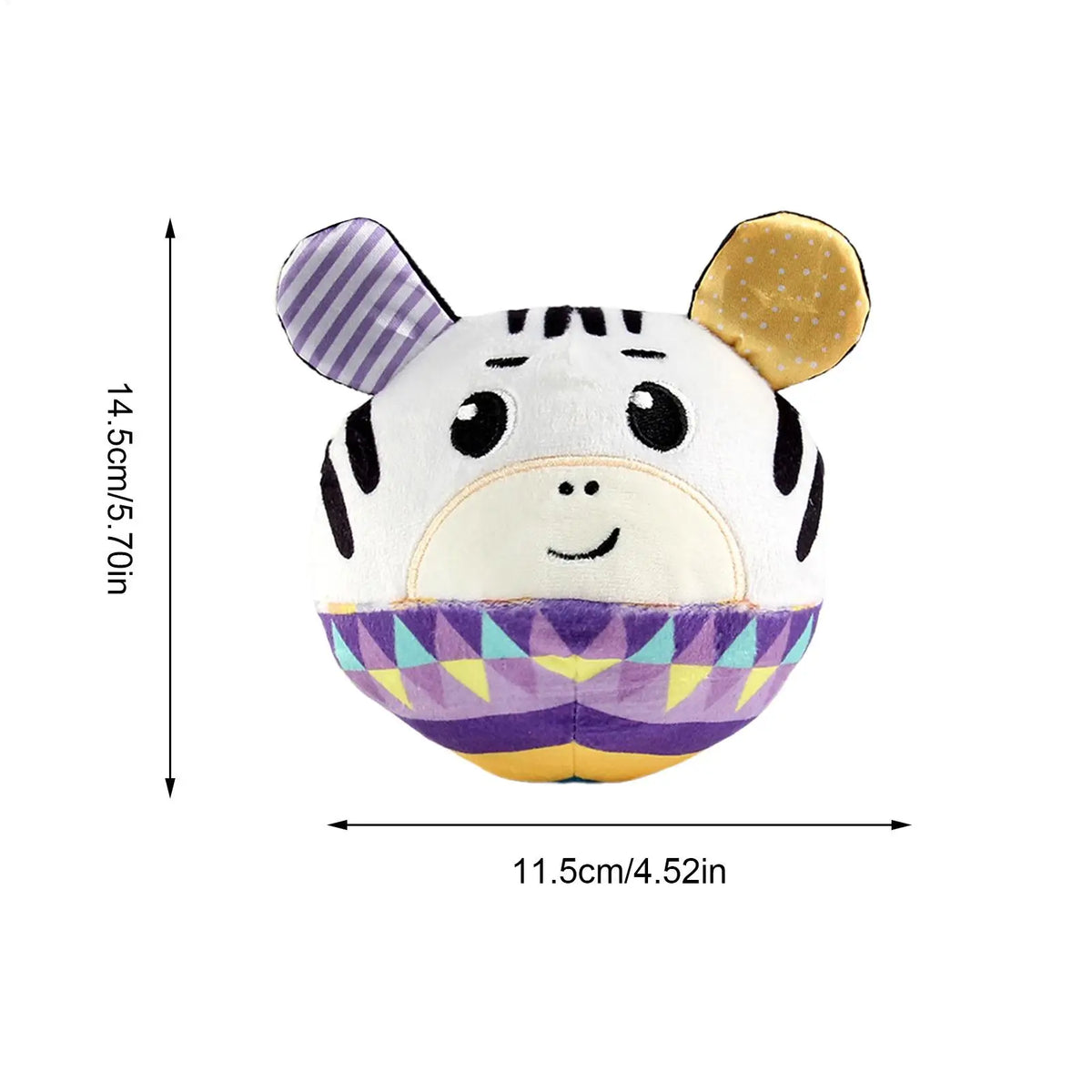 Interactive Musical Plush Sensory Ball – Baby Crawling Toy Baby Sensory Toy Qme