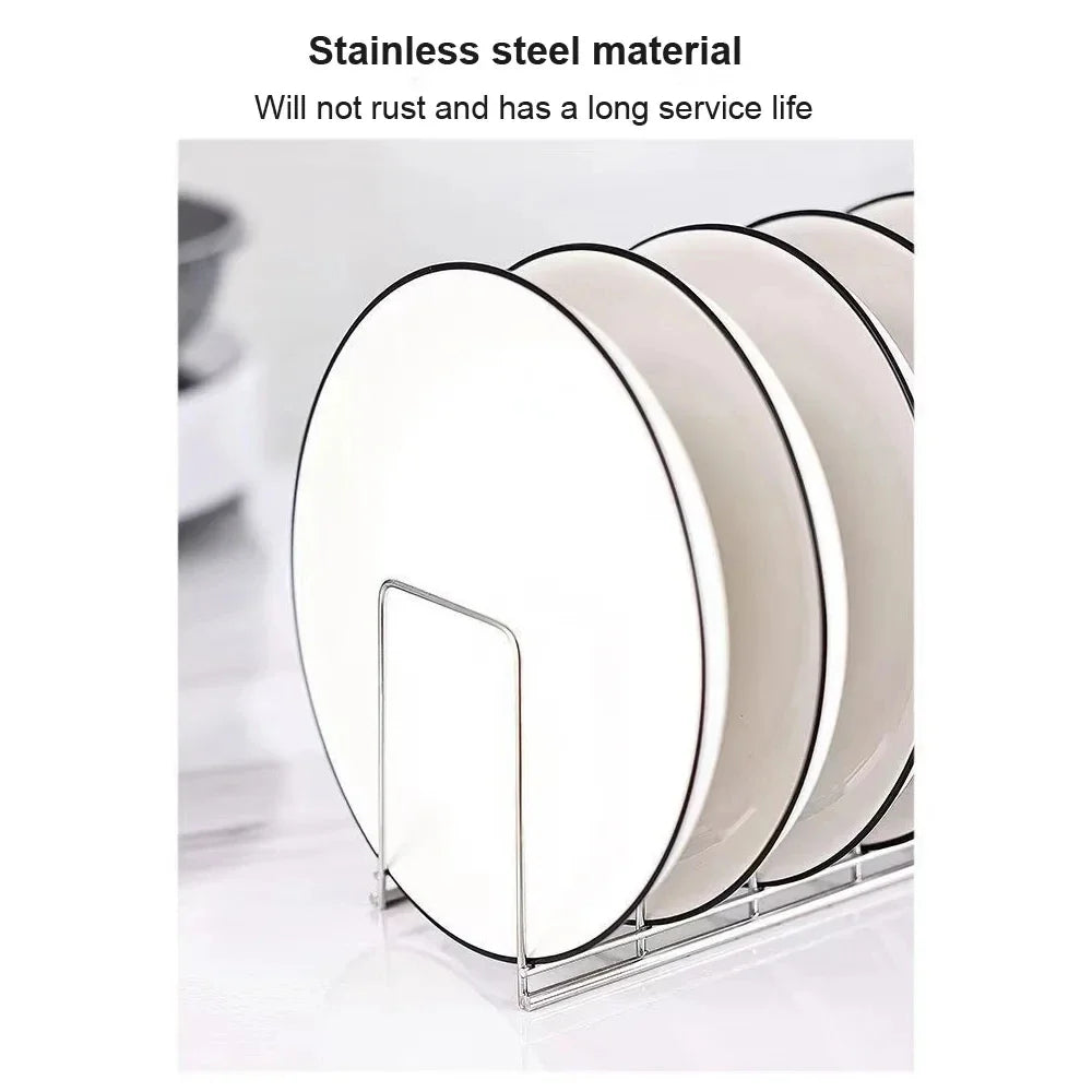 Stainless Steel Dish Drying Rack – Space-Saving Plate Drainer Dish Drying Rack Qme