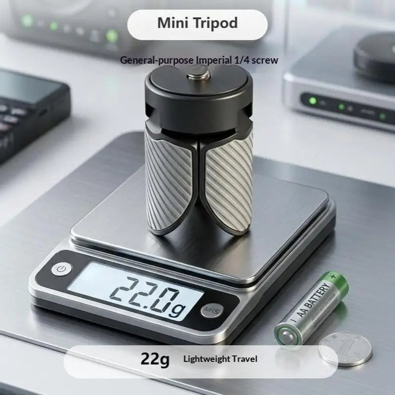 Mini Portable Tripod for DJI Osmo Pocket & Action Camera 1/4" Screw Mini Camera Tripod Qme