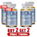 Collagen Bone Complete Capsules | Non-GMO, Gluten-Free Collagen Supplement Qst 4 Bottles-120pcs