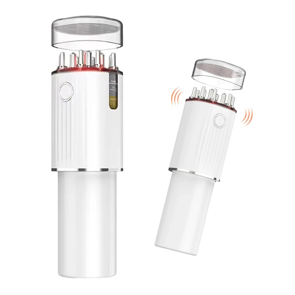 Electric Scalp Massager Comb – Red Light & Oil Applicator Scalp Massager Comb Qst