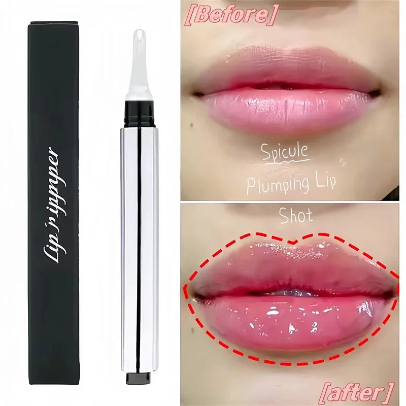 Glow Tulip Lip Plumper Spicule Gloss | Fuller Lips by Qme Lip Plumper Gloss Qme 1pc