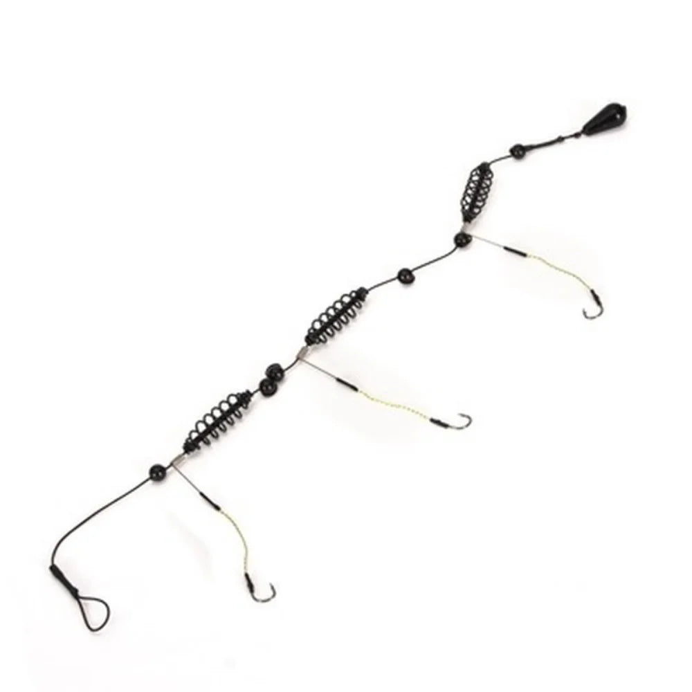 Fishing Bait Cage Feeder & Hook Set – 6 Weight Options Fishing Feeder Rig Qme