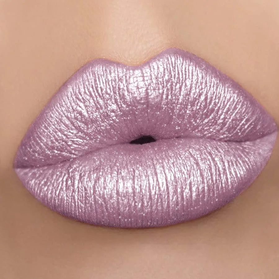 Glitter Metallic Lipstick Pearlescent Lip Tint – Long Lasting Metallic Lip Tint Qme