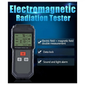 EMF Electromagnetic Radiation Detector – Electric Field Survey Meter EMF Radiation Detector Qme Black