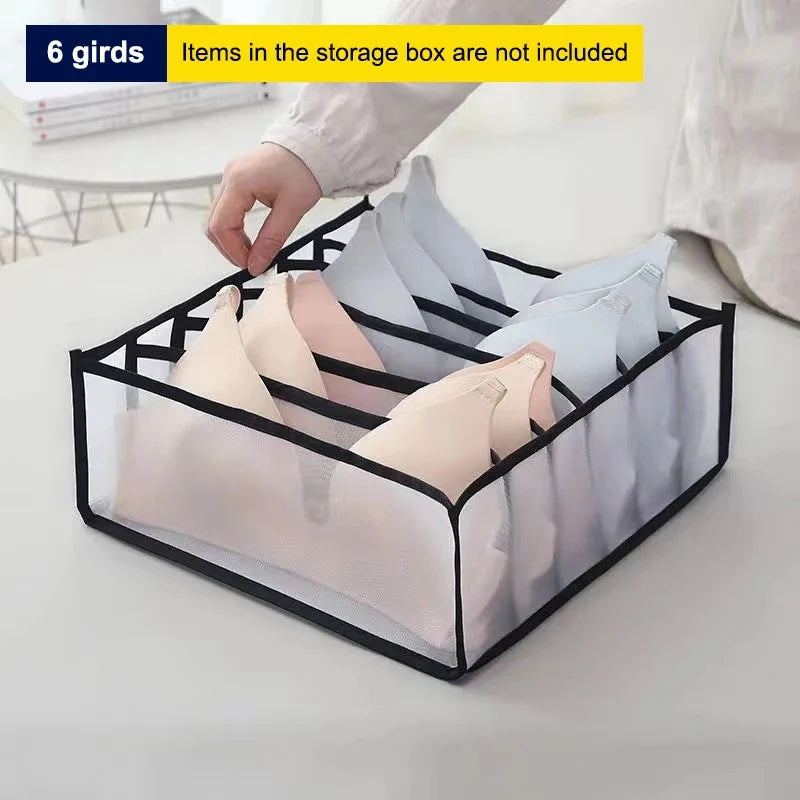 Mesh Drawer Organizer Box for Lingerie, Socks & Underwear Drawer Organizer Box Qme C3