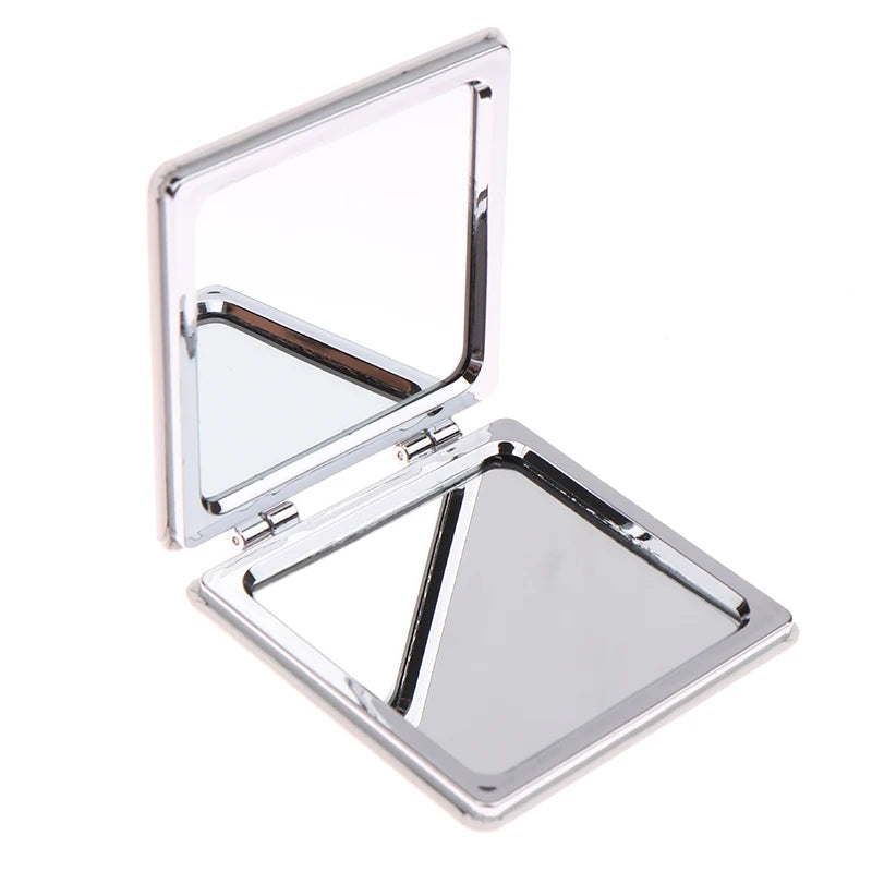 Double-Sided Folding Pocket Makeup Mirror – HD & Magnified Pocket Makeup Mirror Qst