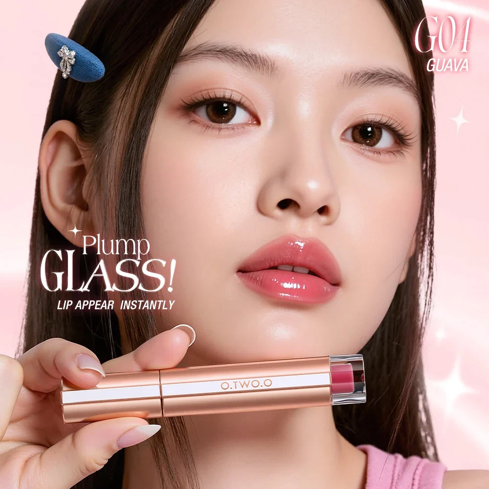 O TWO Liquid Lip Gloss – High-Shine Long-Lasting Finish Liquid Lip Gloss Qme
