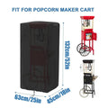 Popcorn Machine Cart Cover – Heavy Duty 420D Waterproof Appliance Cover Qme 25x18x52cm China Mainland