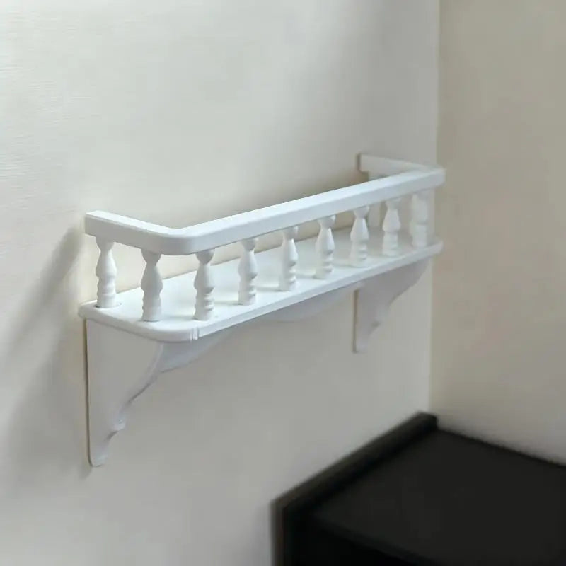 1:12 Dollhouse Wall Mounted Storage Rack Miniature Decor Dollhouse Accessory Qme
