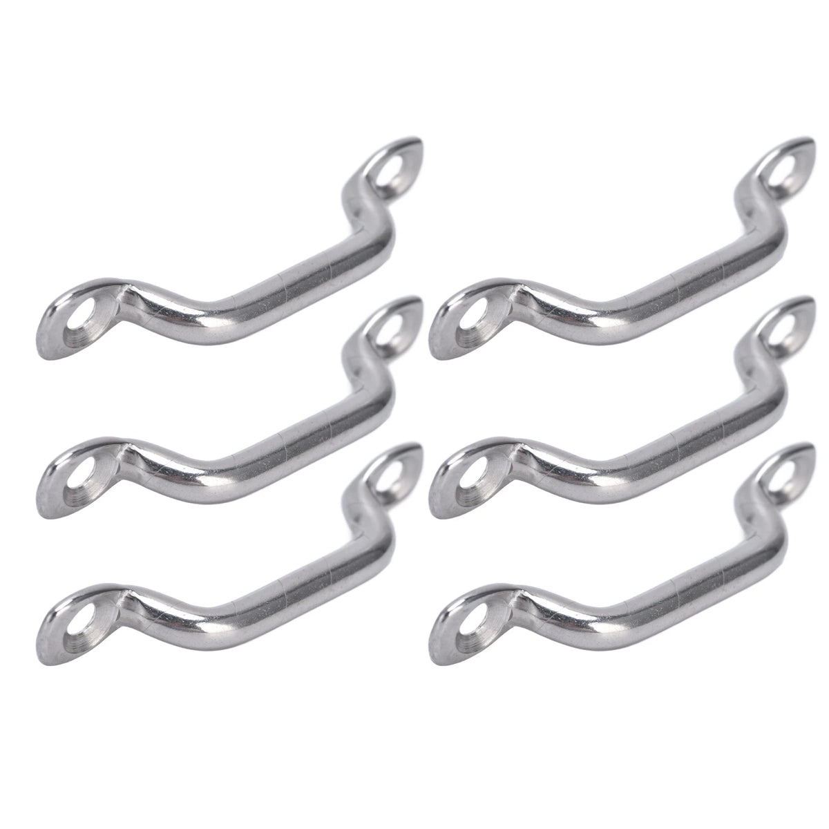 316 Stainless Steel Boat Pad Eye Deck Loop Tie-Down Kit 10pcs Marine Deck Hardware Qst