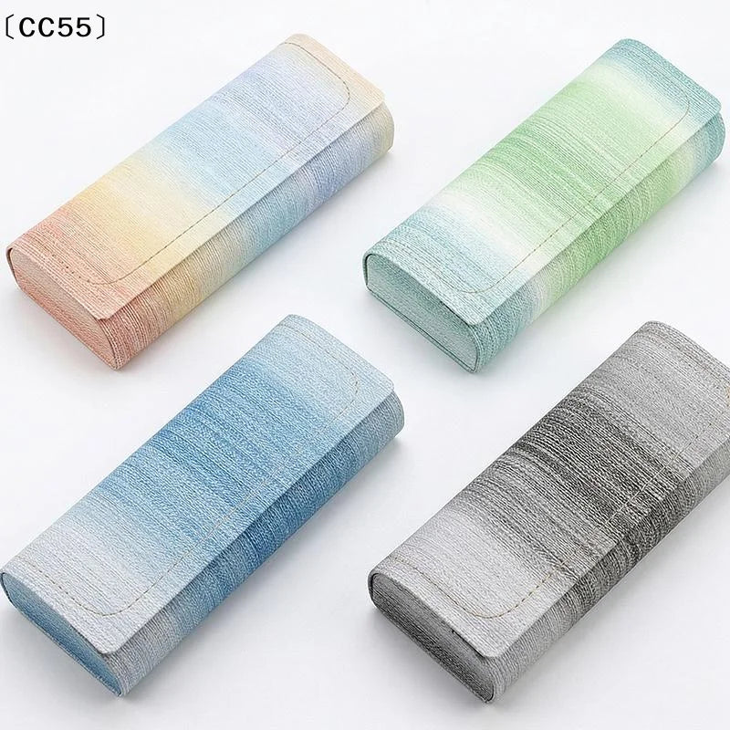 Hard-Shell PU Leather Glasses Case – Portable Eyewear Box Glasses Case Qst