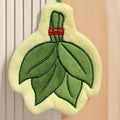 Pomelo Leaves Quick-Dry Soft Coral Hand Towel | Home Decor Decorative Hand Towel Qme A1