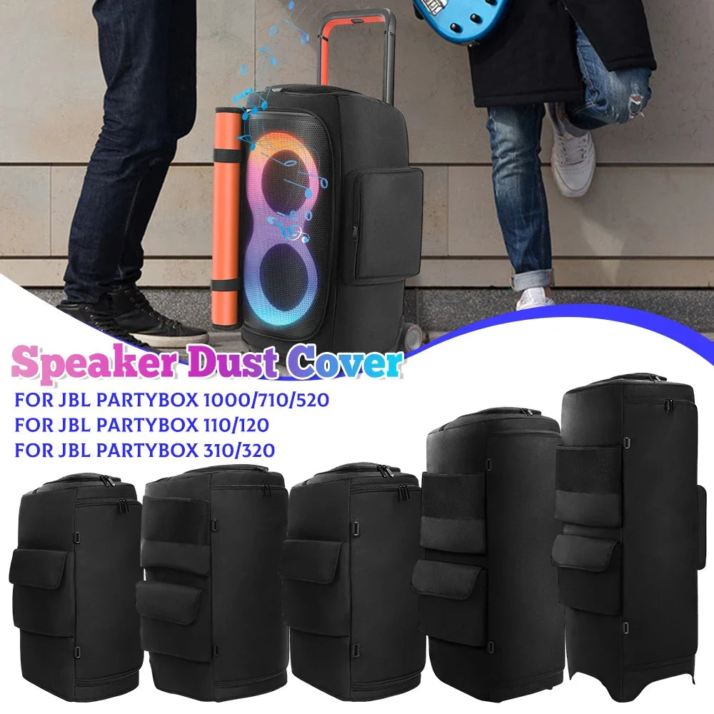 Portable Speaker Carry Case Zipper Dust Cover | Leather Bag Speaker Carry Case Qme