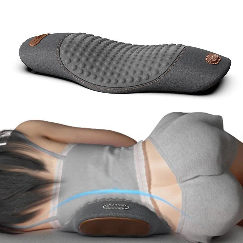 Electric Lumbar Massage Pillow – Ergonomic Waist Support Cushion Lumbar Massage Pillow Qst