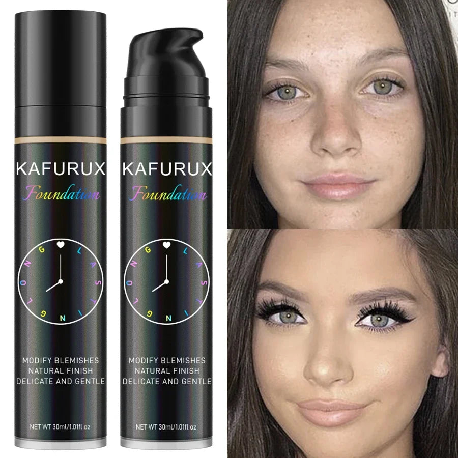 Waterproof Liquid Foundation & Concealer | 8 Shades, 24Hr Wear Liquid Foundation Qme