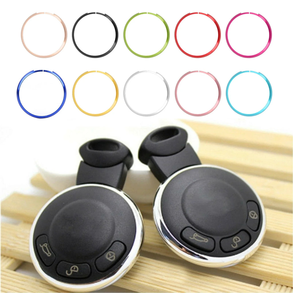 Aluminum Alloy Key Fob Ring Trim – MINI R55 R56 R57 R58 R59 R60 Key Fob Trim Ring Qme
