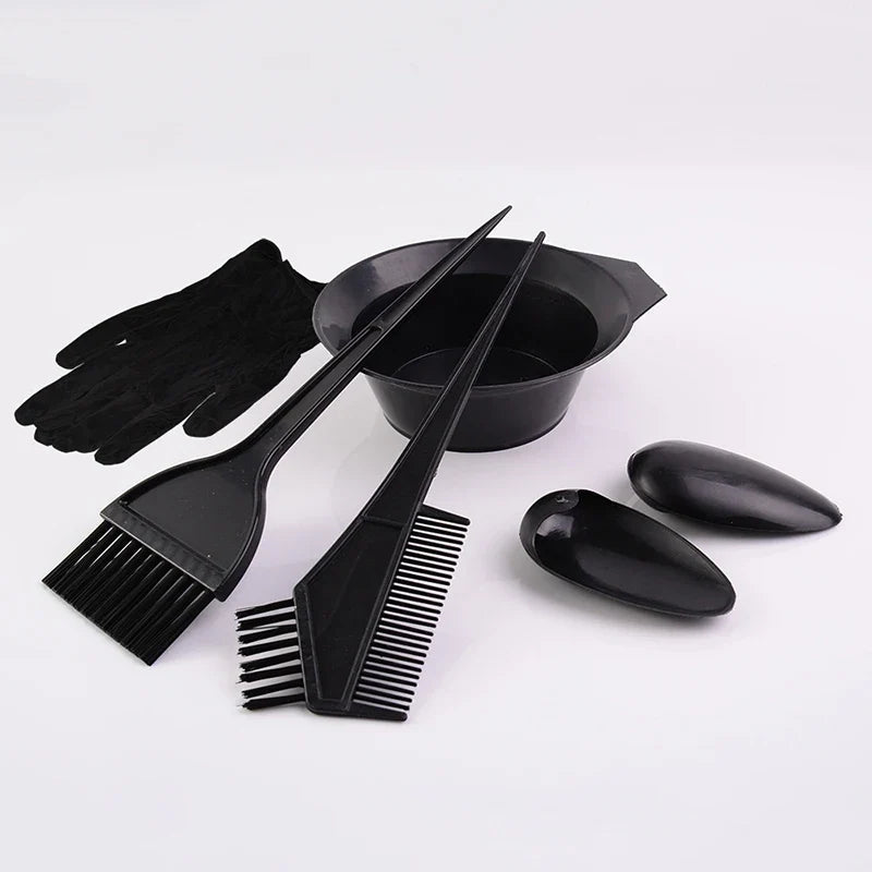 Home Salon Hair Coloring Kit – Comb, Bowl, Brush & Earcap Hair Coloring Kit Qme