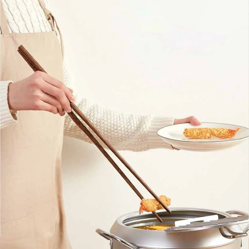 Long Wooden Chopsticks for Hot Pot & Noodles – 32cm & 42cm Wooden Chopsticks Qst