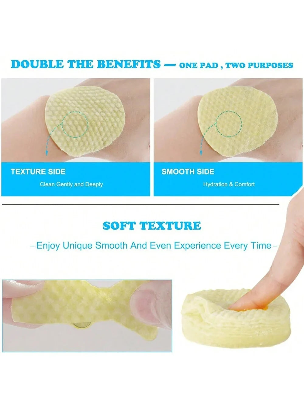 Kojic Acid & Turmeric Exfoliating Cleansing Pads | Brightening Exfoliating Cleansing Pads Qme