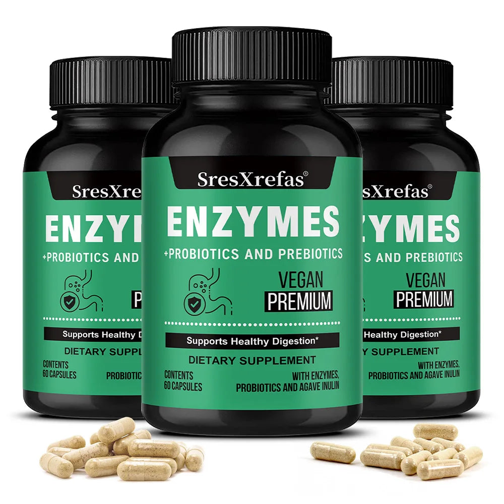 ZENVITALIZE Probiotic 621M CFU + Prebiotics & Digestive Enzymes Probiotic Supplement Qst 60 count-3 bottle