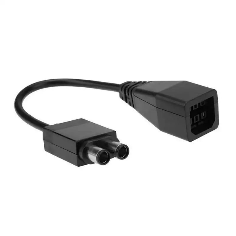 Xbox 360 Slim & One E AC Power Adapter Cable Converter Cord Power Adapter Cable Qme Black