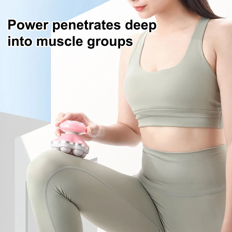 USB Mini Triangular Electric Body Massager | Qme Electric Body Massager Qme