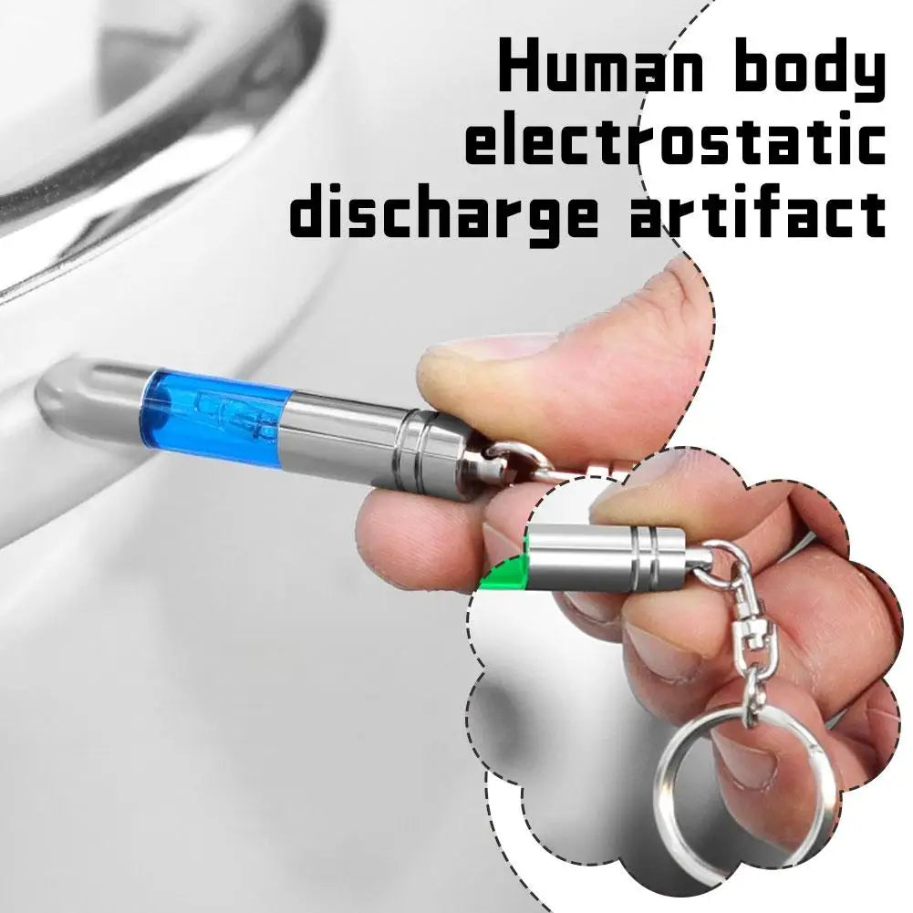 Portable Anti-Static Keychain – Static Electricity Discharger Anti-Static Keychain Qme