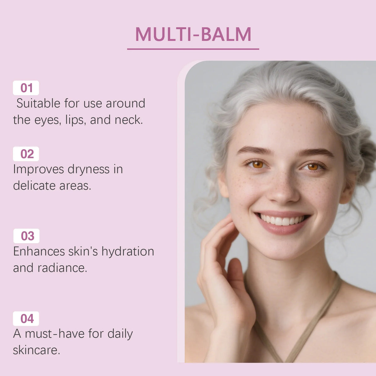 Korean Calcium Multi Balm Stick – Hydrating Face Moisturizer Face Balm Stick Qst