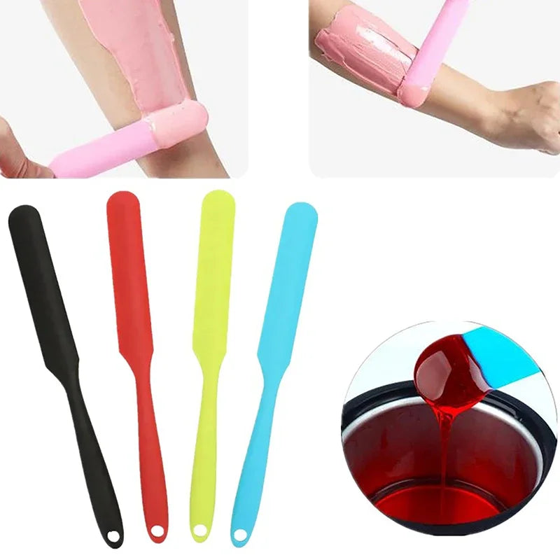 Silicone Waxing Spatulas – Non-Stick Wax Applicator Sticks Waxing Spatula Qme