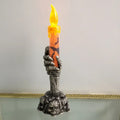 Halloween Ghost Skeleton LED Candle Light Decoration Props Halloween Decor Prop Qme B