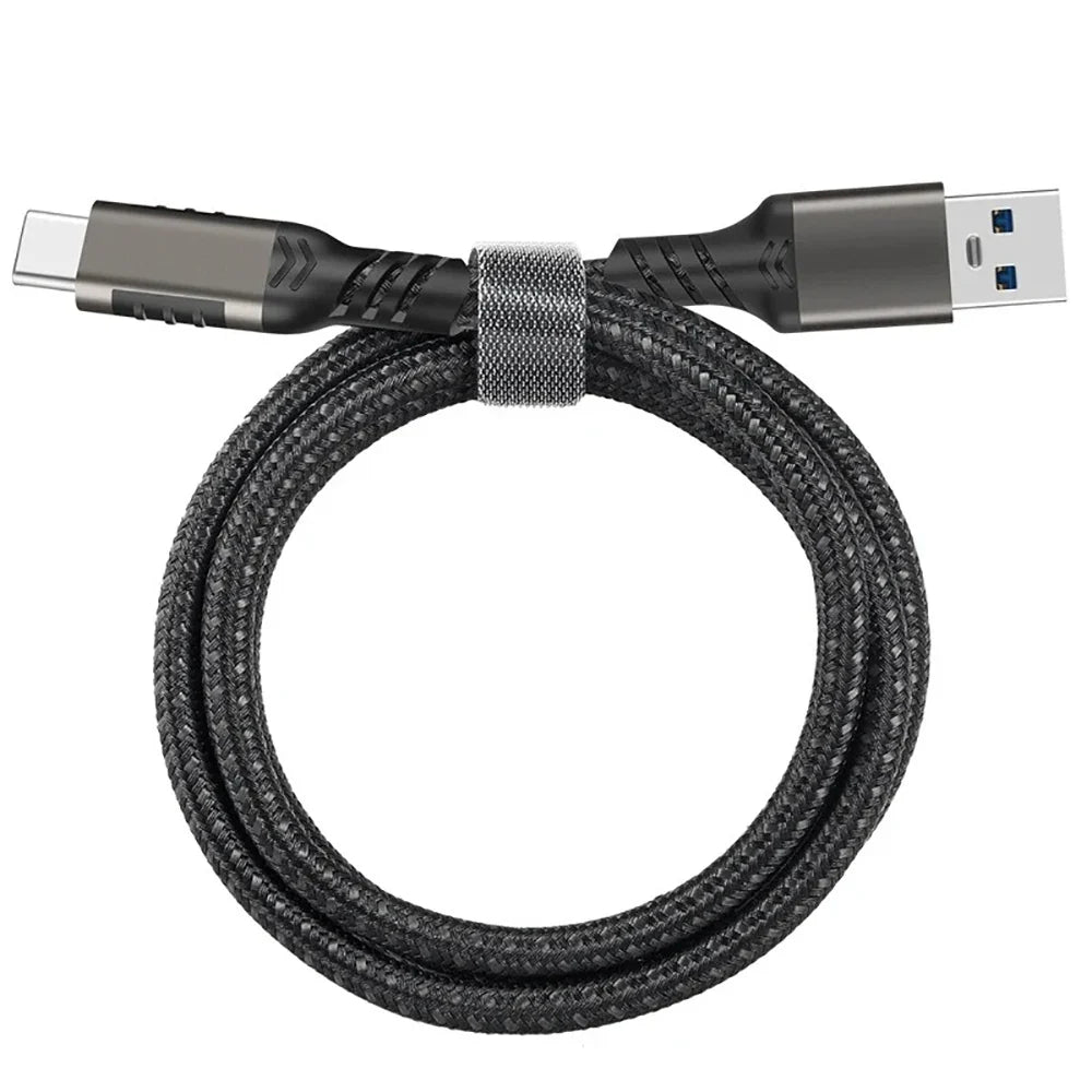 USB-C Cable 60W Fast Charging 10Gbps | Nylon Braided Type-C USB-C Charging Cable Qme
