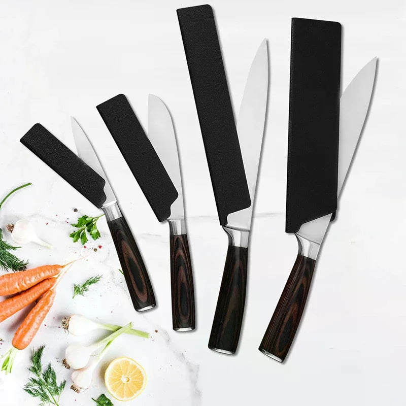 Eco-Friendly Plastic Kitchen Knife Blade Protector Covers Knife Blade Protector Qme