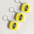 2-Pack Mini Retractable Tape Measure Keychain 1m/3ft Portable Keychain Tape Measure Qme 3PCS 1M
