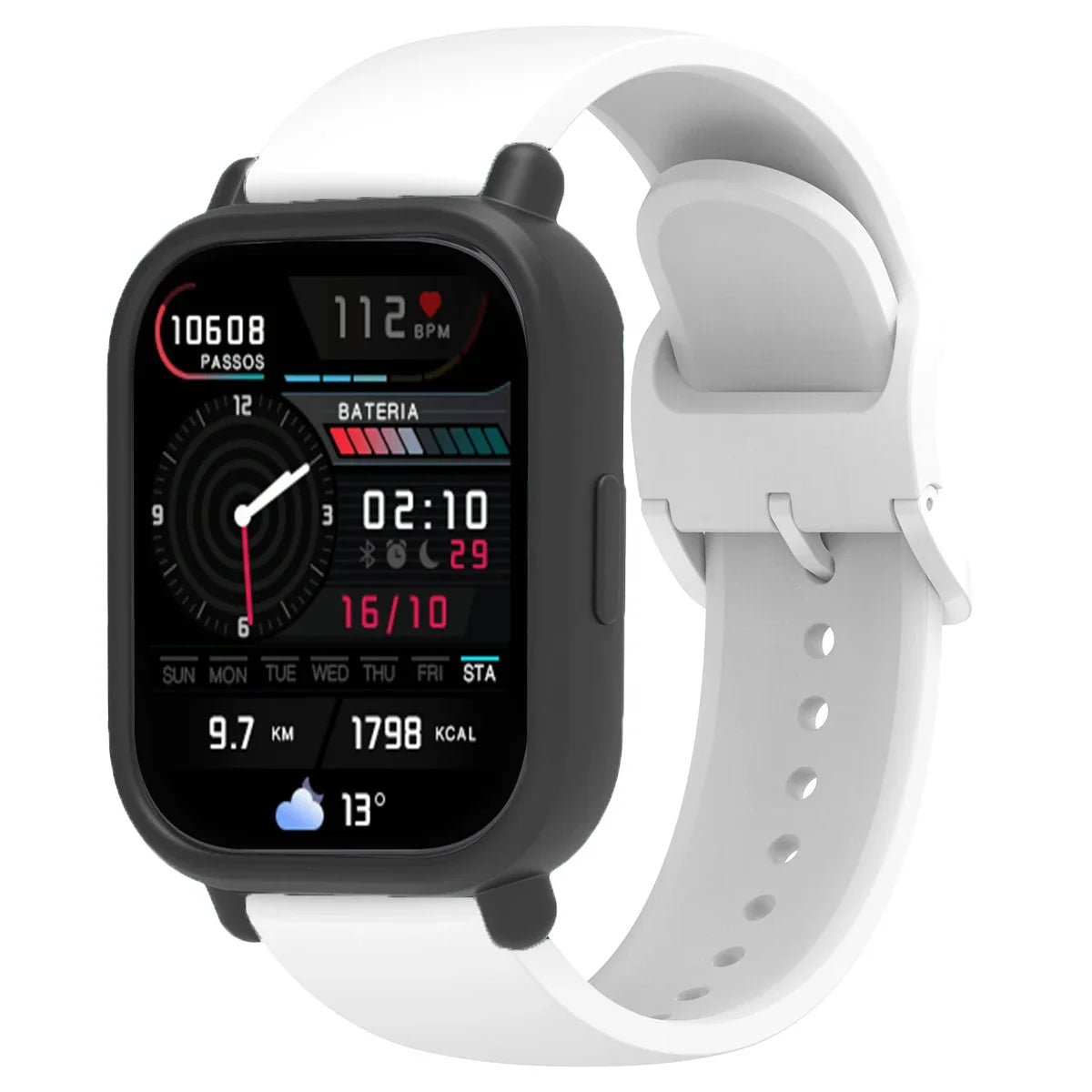Silicone Strap & Case for Redmi Watch 5 Lite & Active – 37 Colors Smartwatch Strap Qme