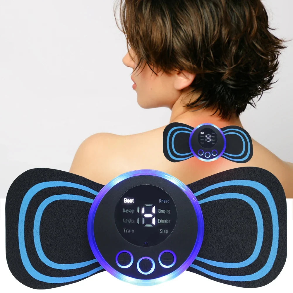 Reusable Silicone Gel EMS Massager Replacement Pads – 1 Pair Massager Replacement Pads Qme