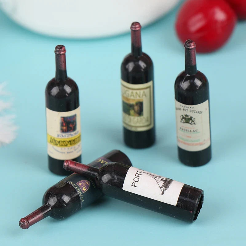 1:12 Dollhouse Miniature Wine Bottle Box Set – Doll Décor Dollhouse Miniature Qme