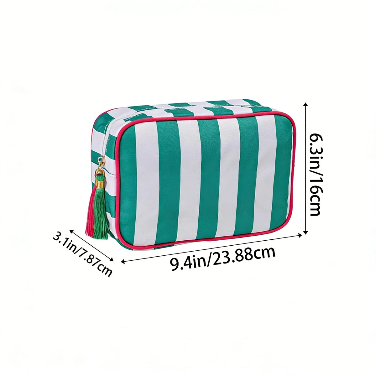 Striped Clutch Bag – Large Capacity Mahjong Storage Pouch | Qme Clutch Storage Bag Qme