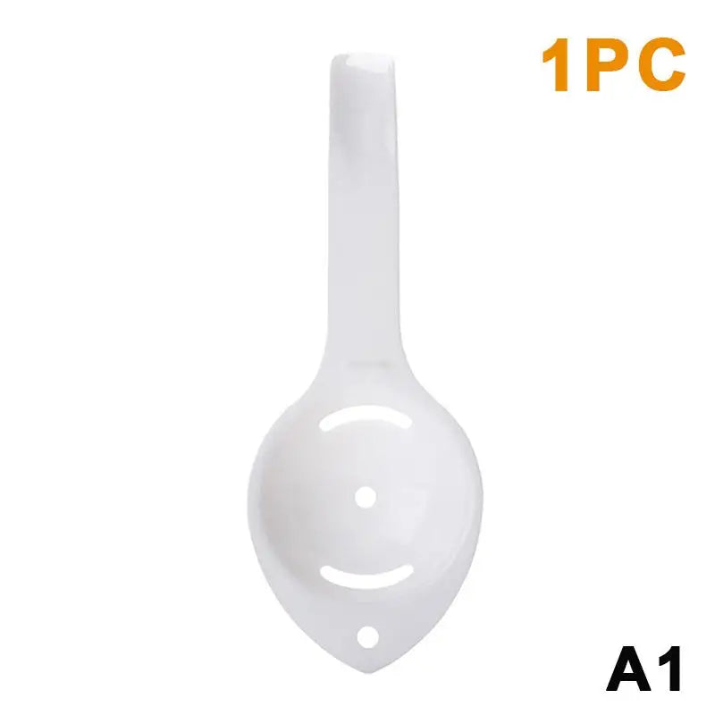 Extended Handle Egg White Separator & Yolk Filter Tool Egg Separator Tool Qme A1